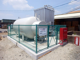 LPガスバルク貯槽（2.9t）空温式蒸発器