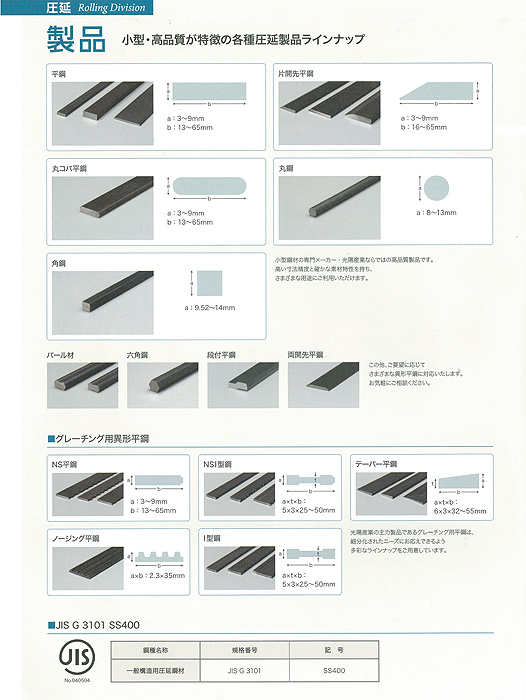 光陽産業株式会社・パンフレット